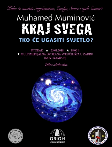 Poziv na predavanje "Kraj svega – tko će ugasiti svjetlo?"